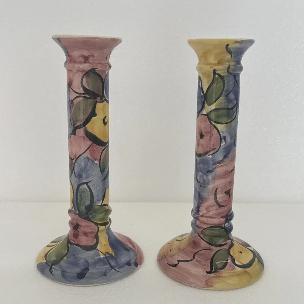 Jay Willfred Ceramic Taper Candle Holders Div of Andrea‎ by Sadek